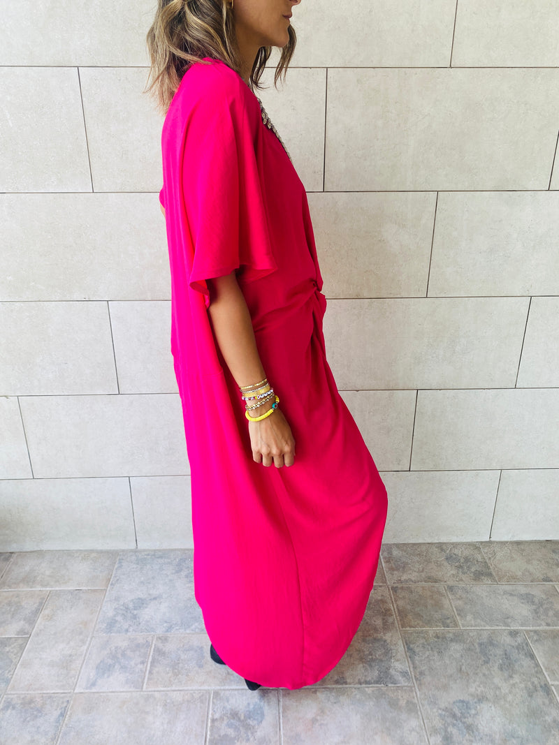 Fuchsia Knot Coverup