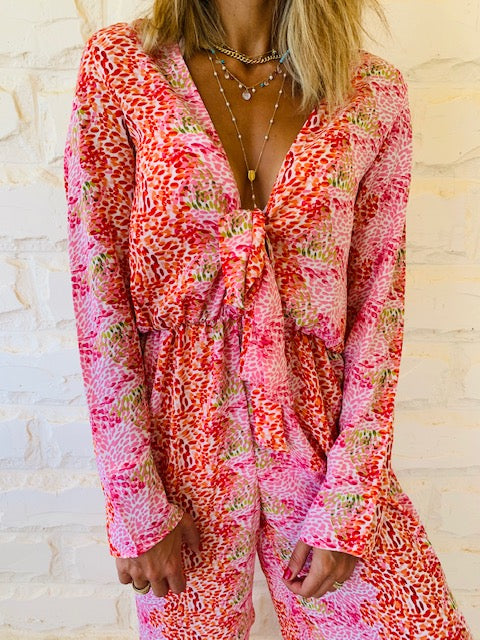 Pink Confetti Jumpsuit
