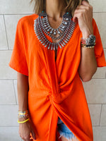 Orange Knot Coverup