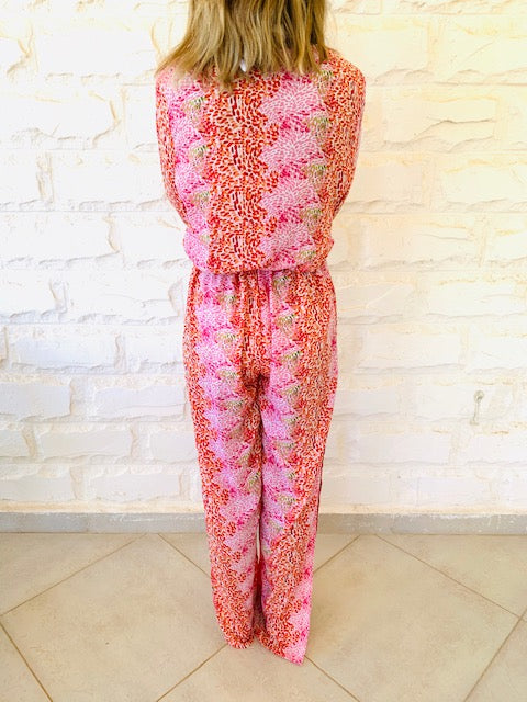 Pink Confetti Jumpsuit
