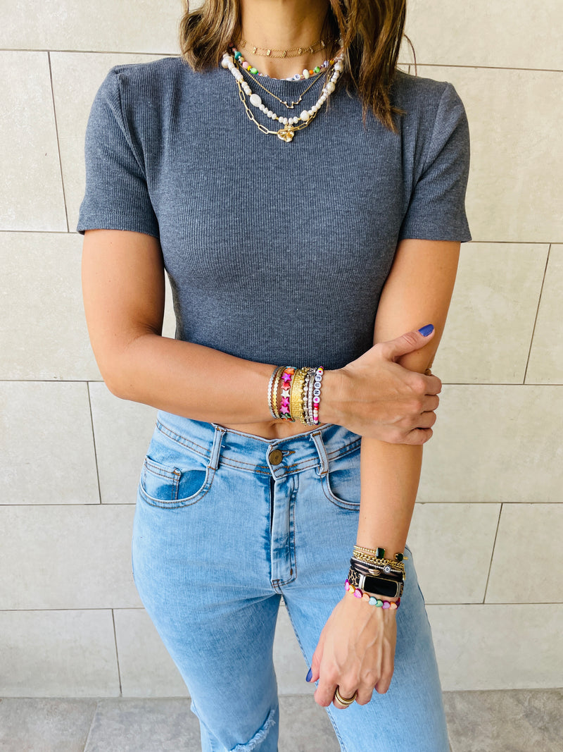 Red & Grey T-shirt Set