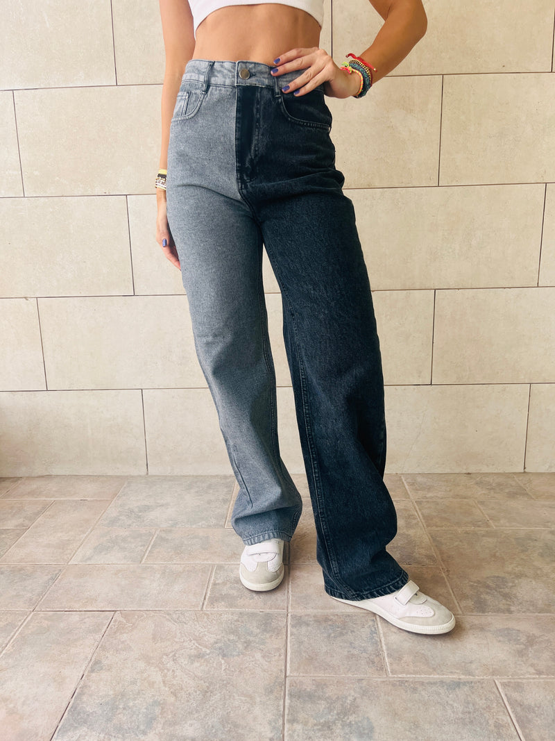 Black & Grey Double Trouble Jeans