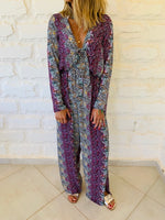 Purple Confetti Jumpsuit