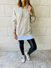 Beige Combined Long Sleeve