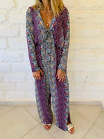 Purple Confetti Jumpsuit