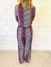 Purple Confetti Jumpsuit