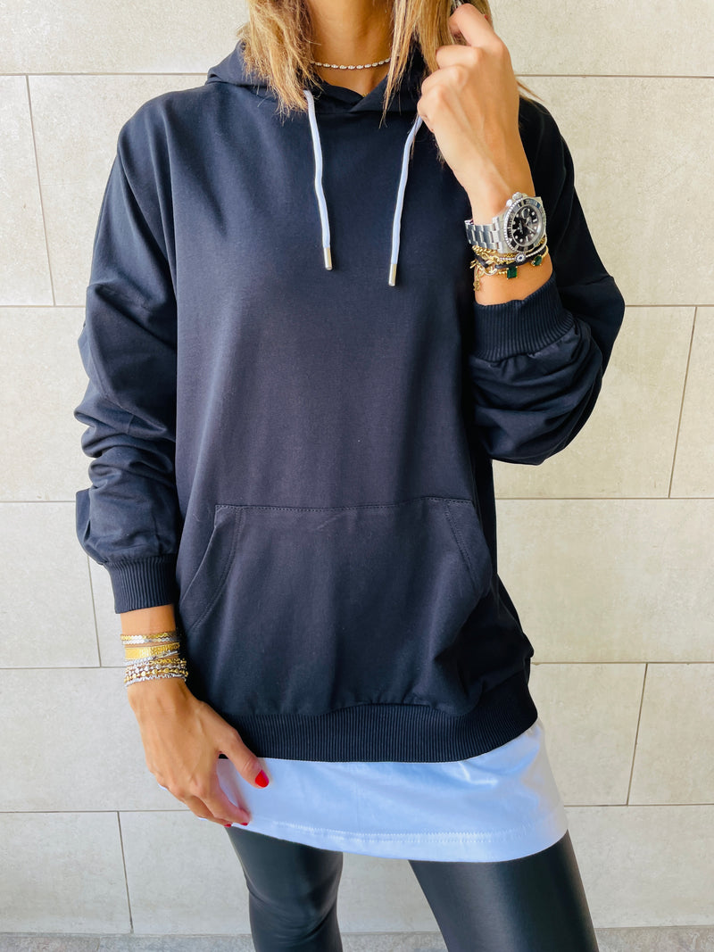 Black Combined Long Sleeve