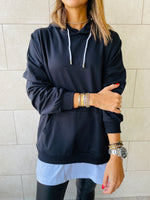 Black Combined Long Sleeve