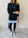 Black Combined Long Sleeve
