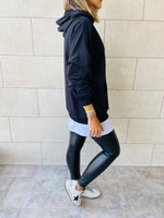 Black Combined Long Sleeve