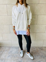 White Combined Long Sleeve