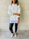 White Combined Long Sleeve