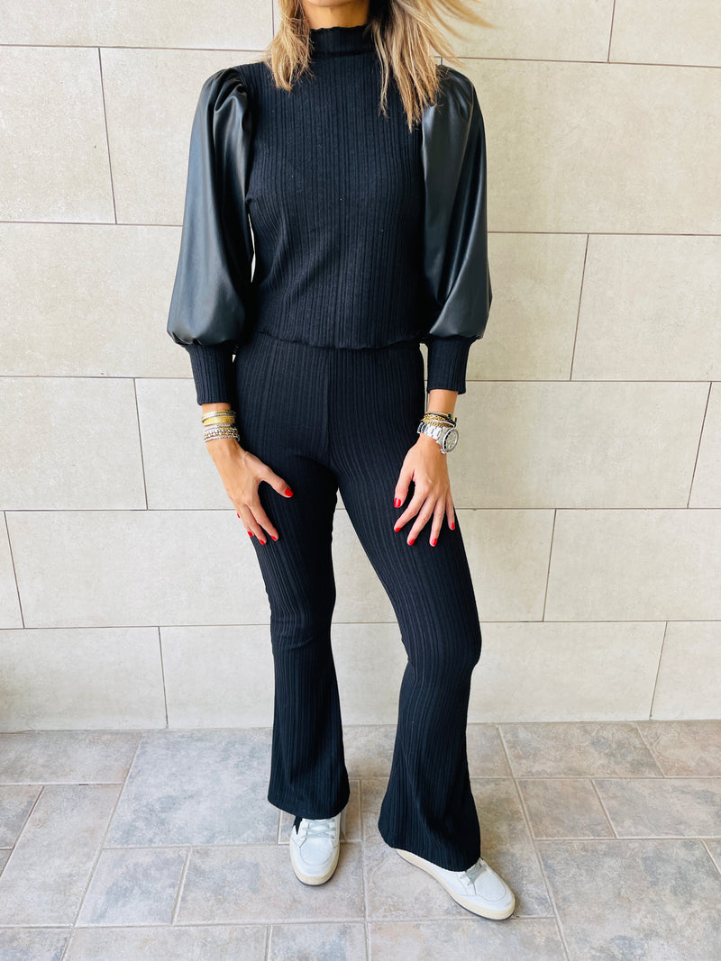 2 Piece Leather Sleeve Set