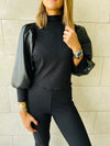 2 Piece Leather Sleeve Set