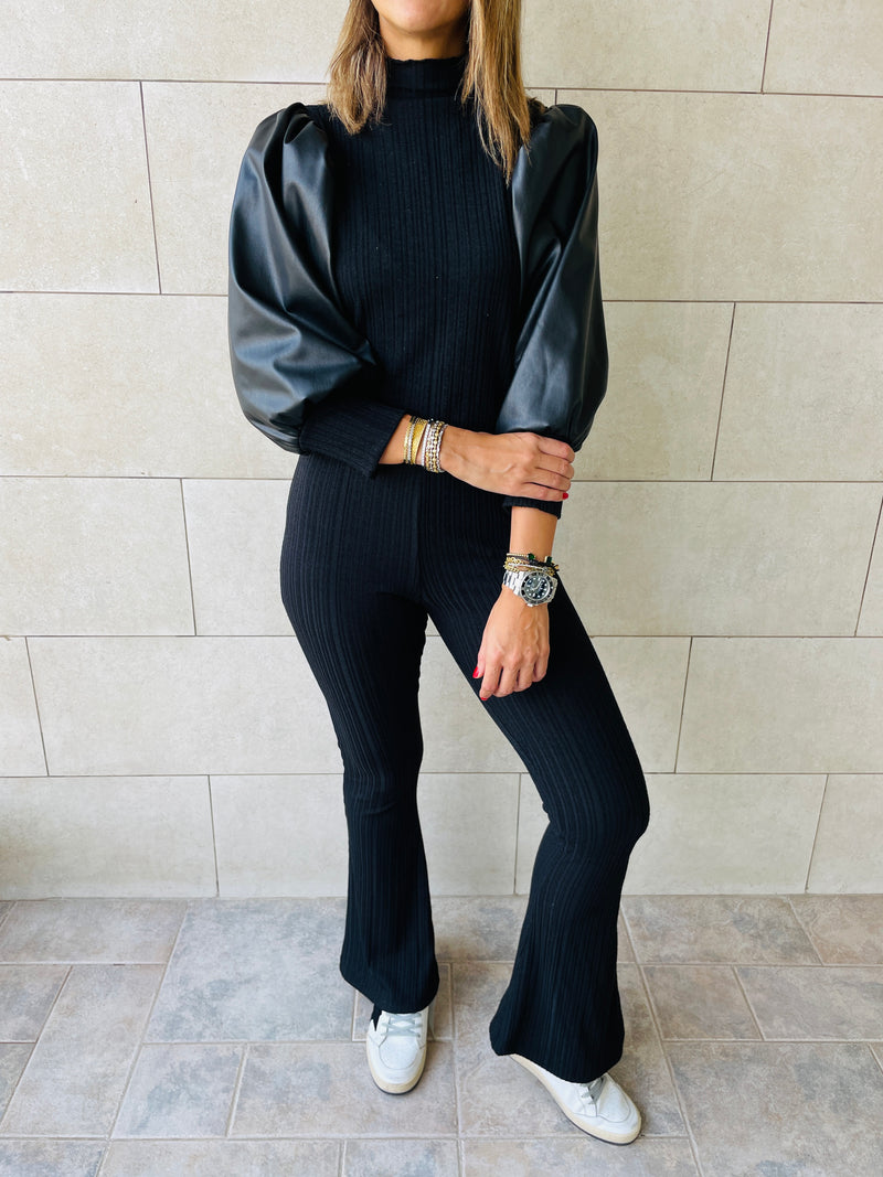 2 Piece Leather Sleeve Set