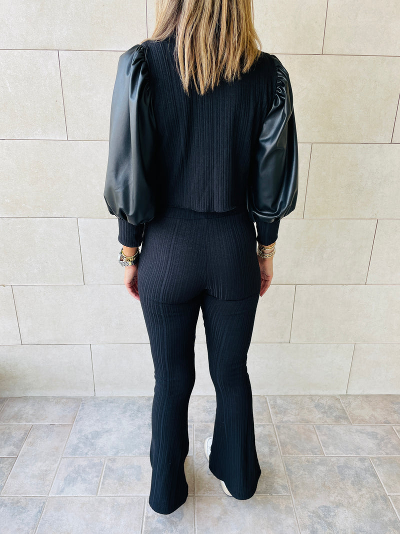 2 Piece Leather Sleeve Set