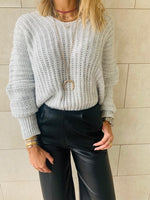 Grey Slouch Pullover