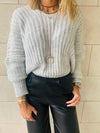 Grey Slouch Pullover