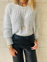 Grey Slouch Pullover