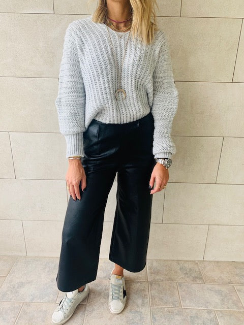 Grey Slouch Pullover