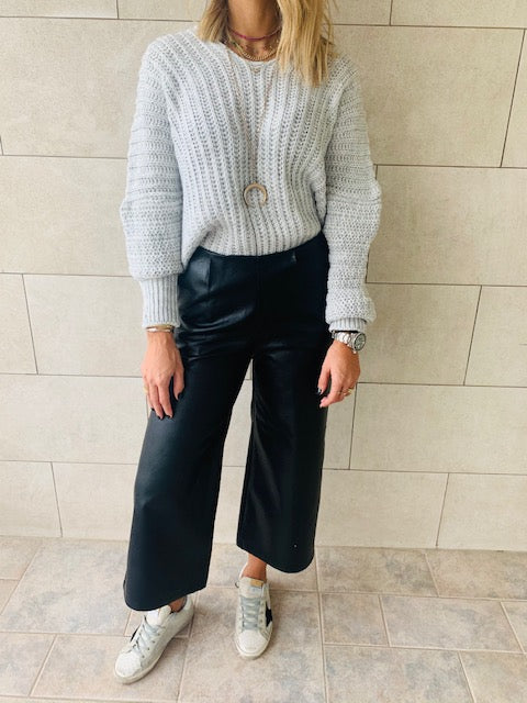 Grey Slouch Pullover