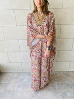 Nude Paisley Ramadan Kaftan
