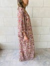 Nude Paisley Ramadan Kaftan