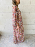 Nude Paisley Ramadan Kaftan