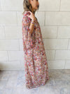 Nude Paisley Ramadan Kaftan