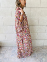 Nude Paisley Ramadan Kaftan