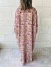 Nude Paisley Ramadan Kaftan