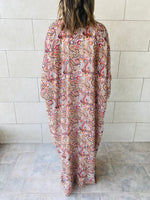 Nude Paisley Ramadan Kaftan
