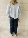 Grey Slouch Pullover