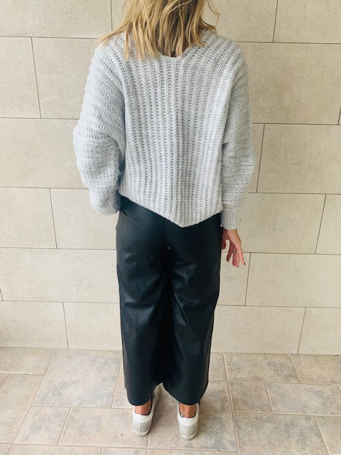 Grey Slouch Pullover