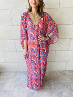 Rouge Paisley Ramadan Kaftan