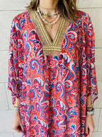 Rouge Paisley Ramadan Kaftan
