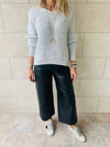 Grey Slouch Pullover