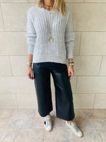 Grey Slouch Pullover