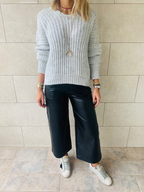 Grey Slouch Pullover