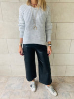 Grey Slouch Pullover