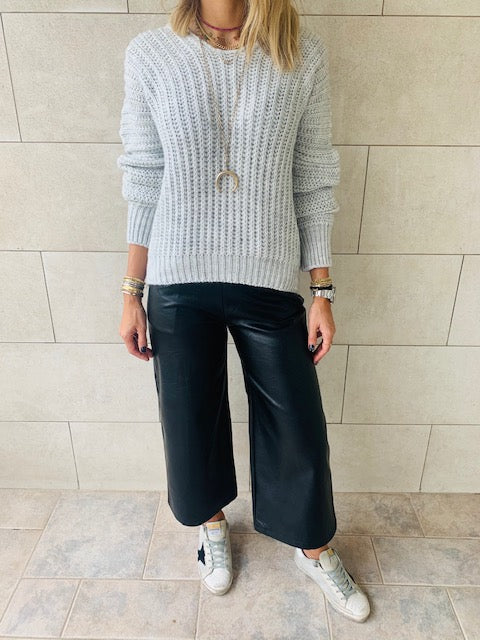 Grey Slouch Pullover