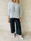 Grey Slouch Pullover
