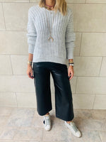 Grey Slouch Pullover
