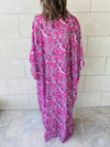 Magenta Paisley Ramadan Kaftan