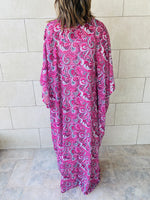 Magenta Paisley Ramadan Kaftan