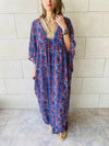 Blues Paisley Ramadan Kaftan