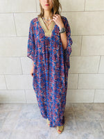 Blues Paisley Ramadan Kaftan