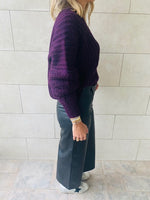 Purple Slouch Pullover