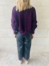 Purple Slouch Pullover
