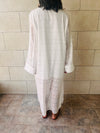 White Polka Coverup